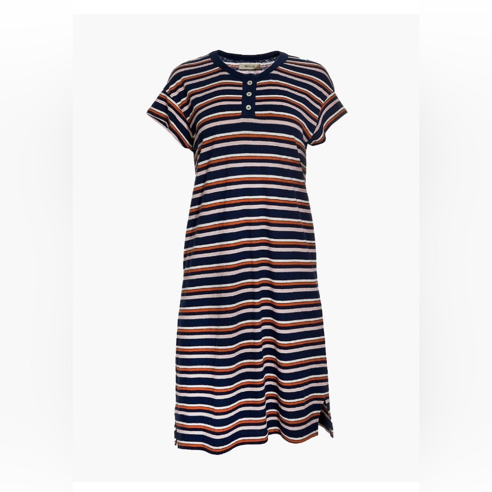 Madewell henly striped shirt dress XS